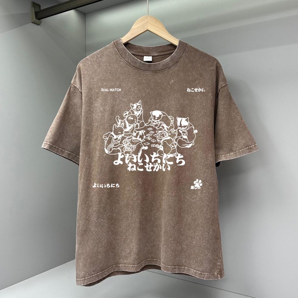 It'S Like A New Year American Retro Fun Men T-Shirts Cotton Oversized Short Sleeve Shirt Loose T-Shirt Tops