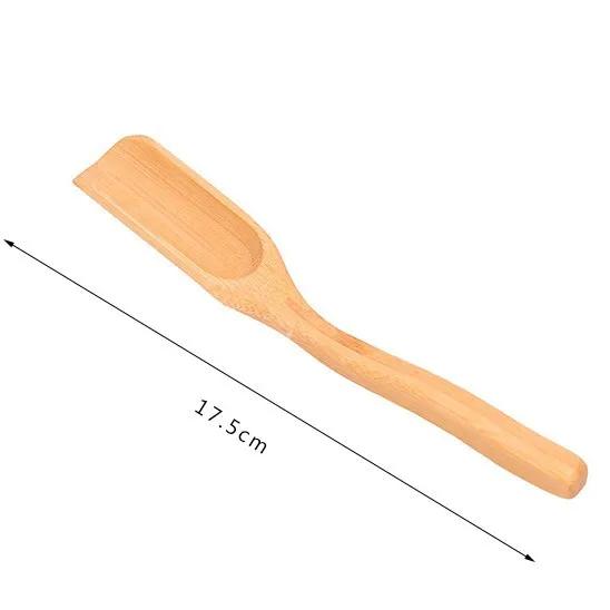 Vintage Tea Spoons Wood Chinese Kungfu Tea Scoop Shovel Wooden Scoop for Coffee Powder Spice Leaf Tea Spoon Accessories