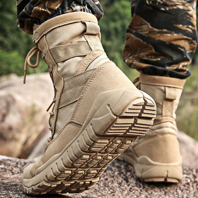 Men Tactical Boots Sport Hiking Shoes Outdoor Ankle Men Sneakers Men's Desert Combat Boots Boots Botas Hombre