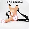 Wearable Vibrators 3 Size Dildo for Panties Double Penetration Penis Anal Toy Butt Plug for Women  Man Adjustable Strap Silent