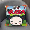 PPucca Cute Cartoon Pillow Case Fashion Square Pillowcase Bedroom Sofa Room Ins Decoration Leisure