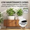 Oval Flower Plants Pot Self Watering Seed Nursery Pots Planters Pot  For Home Office Decor