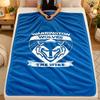 Flannel BlanketWarrington Wolves Warm Soft Throw Blanket for Indoor Sofa Bed Living Room Use