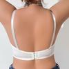 Женский кружевной сетчатый бюстгальтер большого размера, бюстгальтер с эффектом пуш-ап, регулируемые бретели