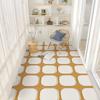 Simple Style Balcony Waterproof Floor Mat Stain and Oil Resistant Kitchen Carpet Large Area PVC Leather Rugs Home Washable Rug
