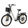 Городской электрический велосипед TTGO C2 PRO, 26-дюймовые колеса, 250-ваттный мотор, аккумулятор 36V18Ah, скорость 25 км/ч, максимальный запас хода 80-120 км, 7 скоростей Shimano