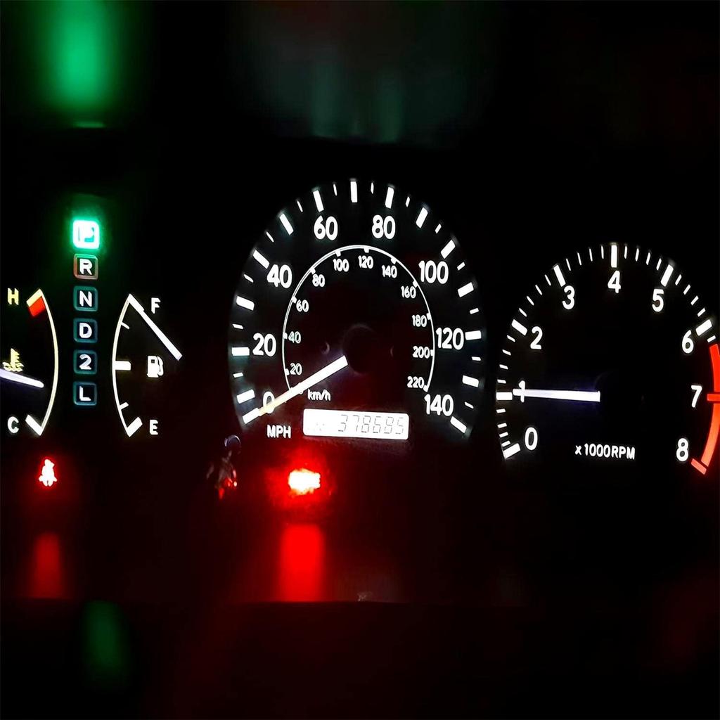 AUXLIGHT White T5 37 74 2721 PC74 PC37 LED Bulb, 3030 Chips Super Bright 12 Volt Replacements, Interior Dome Map Dashboard Indicator trument Panel