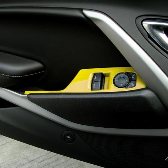 For 2017- Chevrolet Camaro Accessories Window Lift Switch Panel Cover Trims