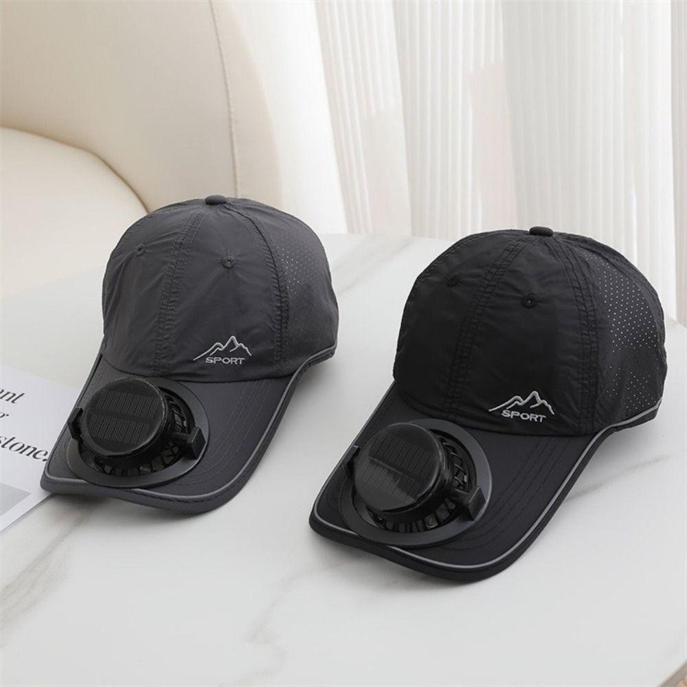Sun Protection USB Charging Fan Hat Duck Tongue Fishing Hat Solar Charging Fan Hat Sun Shading