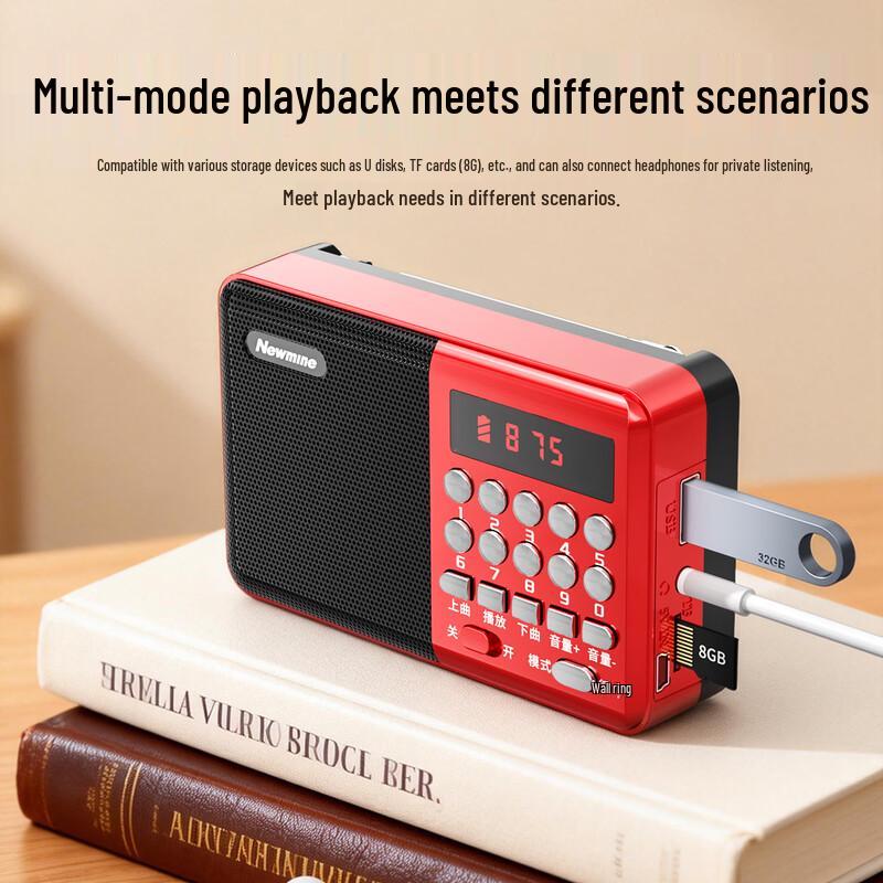 Newman K65 Portable Multifunction Bluetooth Radio Speaker