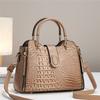 Luxury Designer High Quality Leather Women'S Handbag Crocodile Patterned Ladies Messenger Bags Classic Shoulder Bag