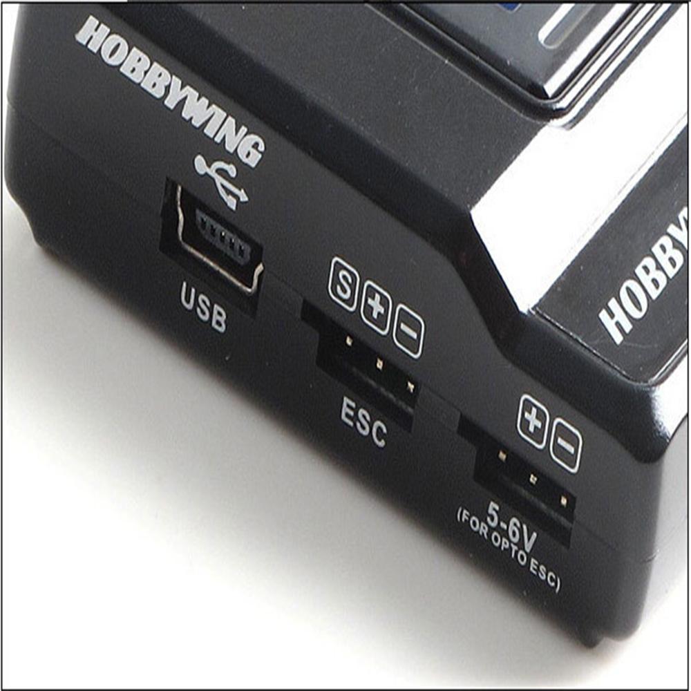 Hobbywing 3in1 Многофункциональный профессиональный ЖК-программный блок с обнаружением напряжения, лучшая версия 2in1