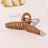 1pcs 11cm Women Cross Frosted Hairpin Fashion Elegant Hair Shark Clip Large Hair Claw Clips Girls Korean Hair Accessories