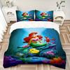 Underwater Mermaid Adventure Print 3Pcs Bedding Setduvet Cover With 2 Bedropillowcase Home Birthday Gift