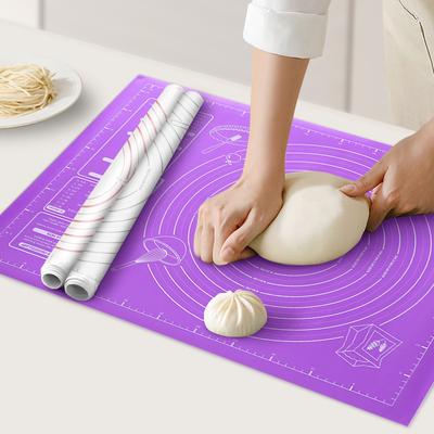 60/40 см силиконовый коврик для выпечки противень коврик для замешивания теста на кухне раскатывание теста пицца большой держатель для теста с антипригарным покрытием