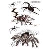 Foot Waterproof Spider Halloween Tattoo Temporary Tattoo Sticker Halloween Fake Tattoo Body Art