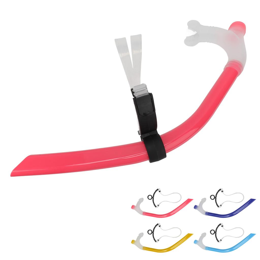 Дыхательная трубка для плавания с трубкой и трубкой, уменьшенное сопротивление, силикон, регулируемая скоба для плавания