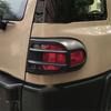 For Toyota FJ Cruiser 2007-2020 ABS Matte Black Rear Tail Light Cover Trim 2pcs