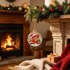 Festive Party Decor Accessories 26?Letter Acrylic Christmas Ball Ornament, 3D Crystal Style Alphabet Winter Holiday Supplies Hanging Pendant,