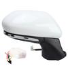 Super White Power Heated Side Mirror with Turn Signal BSM for Camry XV70 2018?2022 Right
