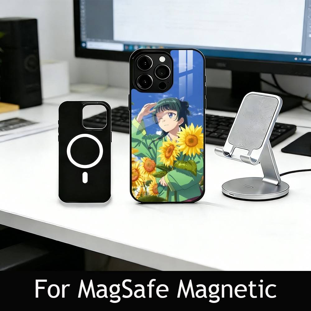Дневники аптекаря-Мао Мао Чехол для телефона для iPhone 17, 16, 15, 14, 13, 12, 11 Plus, Pro Магнитный с MagSafe Беспроводная зарядка