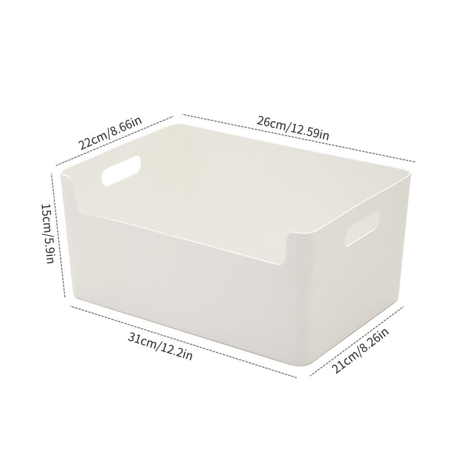 Cabinet Desktop Organizer Plastic Storage Box Multifunctional Seasoning Jar Tableware Storage Case Kitchen Storage Organization