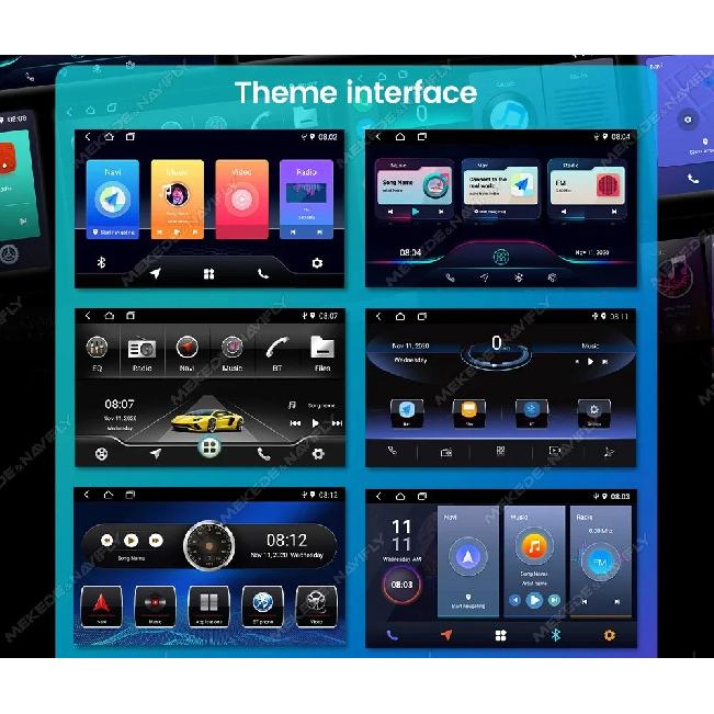 2026 Wireless Carplay Android Auto Car Radio For Peugeot 107 Toyota Aygo Citroen C1 2005-2014 Multimedia Video Player GPS Navi