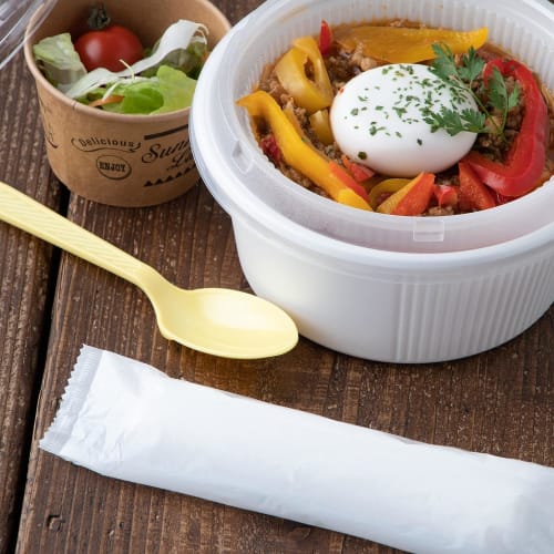 Strix Design Large, Thick, Disposable Hand Towels, Made In Japan, Round, 120 Count (2 Packs of 60), Individually Wrapped, Embossed Surface, Comfortabl