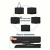 Felt Jewelry Hanging Enamel Lapel Pin Display Board Wall Mounted Badge Collection Holder Organizer with Slots for Necklace Earring