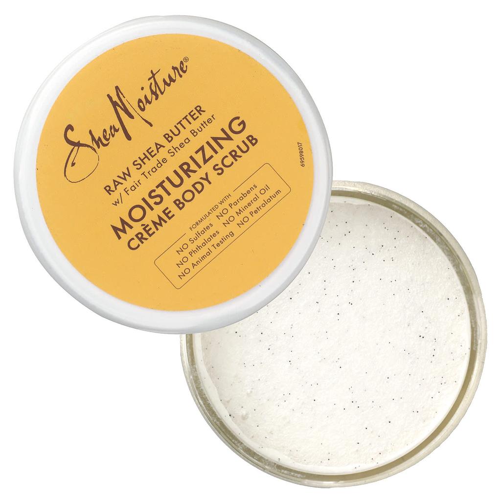 SheaMoisture Сырое масло ши, увлажняющий крем-скраб для тела, 320 г (11,3 унции)