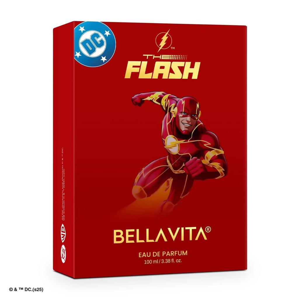 BELLAVITA The FLASH | Стойкая парфюмерная вода EDP 100 мл для мужчин | Лимон, кедр и мускус | Премиальный аромат для мужчин