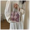 JMXD-этнический стиль Холщовая сумка, летняя мода, портативная льняная сумка для ланча, сумка Bento, ручная сумка для мамы