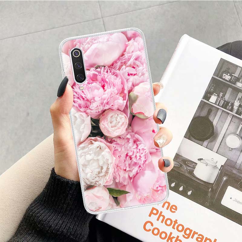 Elegant Pink Purple Peony Flower On the Vase Phone Case For Xiaomi Redmi Note 13 14 15 Pro Plus 12S 12 14S 11S 11E 10 10S 11 11T