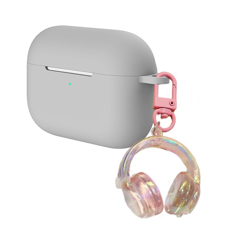 1 шт. Брелоки DIY Аксессуары Подвески для сумки Милые 3D Форма наушников Y2K Украшение Креативные Подвески для мобильного телефона Смешные Разноцветные