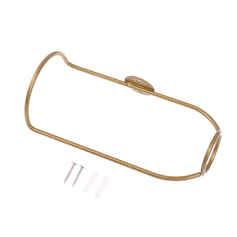 1Pcs Wall-Mounted Bar Wine Holder Champagne Storage Display Iron Metal Support Shelf Stand