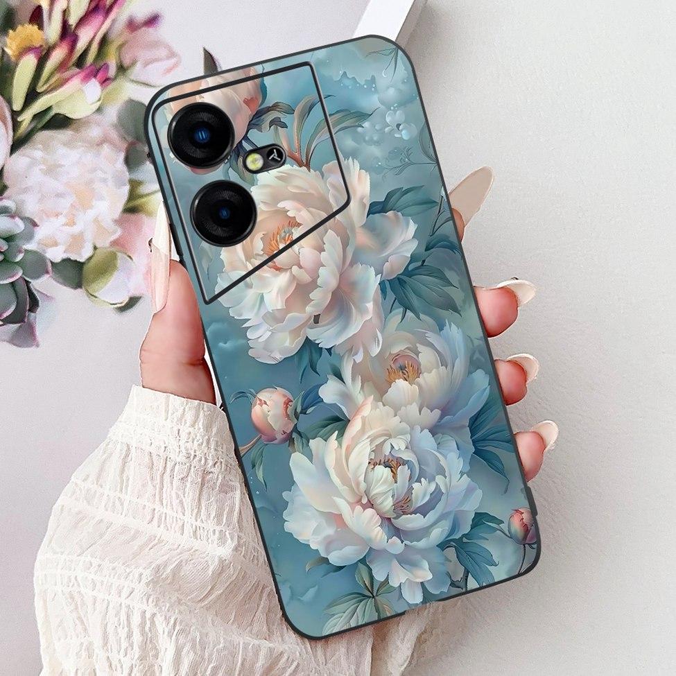 6,82'' Для Tecno Pova Neo3 LH6n Задняя крышка Для Tecno Pova Neo 3 Чехол Силиконовый Роскошный Модный Милый Мультяшный Кот Ударопрочный Funda