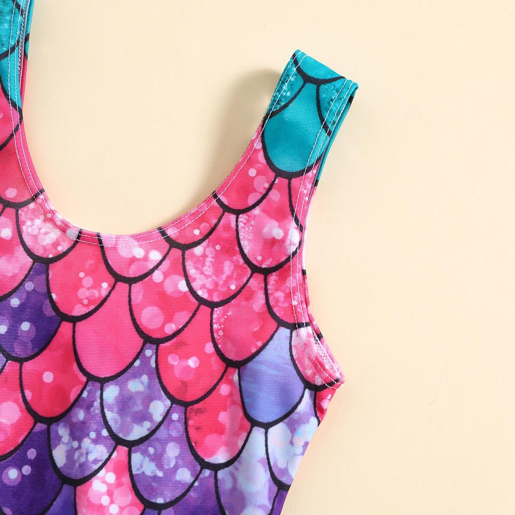 Купальник детский Русалочка - Милый пляжный наряд маленькой принцессы