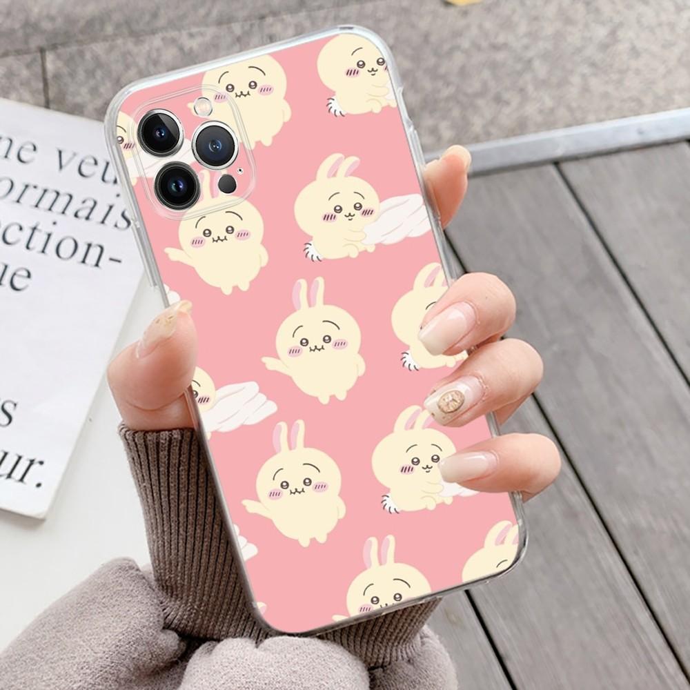 C-ChiikawaS Милый Силиконовый Мягкий Чехол для Телефона для iphone 15 14 13 12 11 Pro Mini XS MAX 8 7 6 Plus X XS XR Чехол