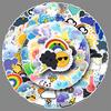 100 Weather Graffiti Stickers Personalized Cartoon Small Fresh Creative Decorative Water Cup Mobile Phone Hand Account Stickers