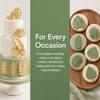 4PCS Leaf Cookie Cutters Raised Edges Cutting Mold Compact Fondant Cutters  Cake Decorating