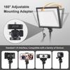 Desktop LED Video Light 15W LED Fill Light Panel with Tripod Light Stand Conference Lighting