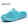 Летние сабо, тапочки, модная мужская и женская садовая обувь для отдыха, нескользящие тапочки, пляжные сандалии