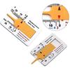 Измеритель глубины протектора шины Пластиковый датчик глубины протектора шины Измеритель глубины протектора шины 0-20 мм Измеритель глубины Верньер Глубина Штангенциркуль Измерительный инструмент Глубина протектора шины