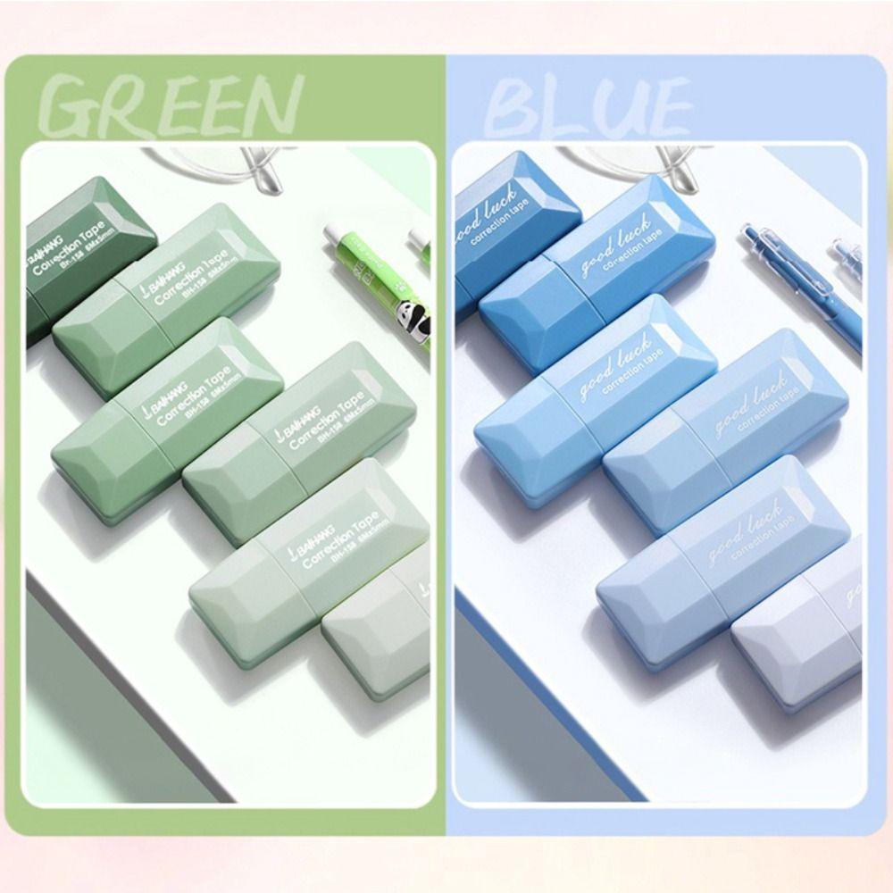 6PCS/Set Gradient Color Correction Tape 36M Large Capacity Student Alteration Tape  School Office