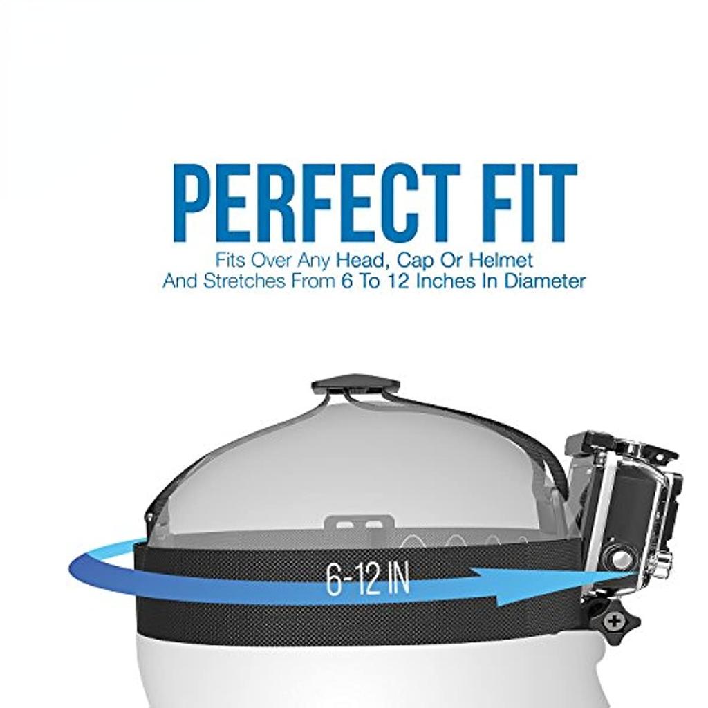 Крепление на голову, ремень на голову для GoPro Hero 13 12 11 10 9 8 7 6 5 4 SJCAM AKASO Insta360 X4 X2 X3 DJI Osmo Action 5 4 3 Camera