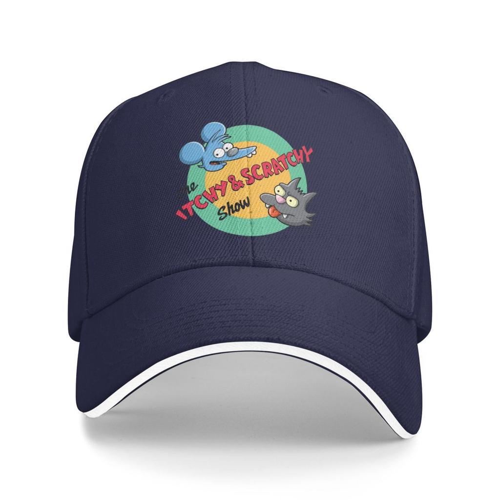 Unisex Baseball Hats The Itchy And Scratchy Show Cartoon Animation Streetwear Sports Baseball Caps Hip Hop Cap Casquette Hats