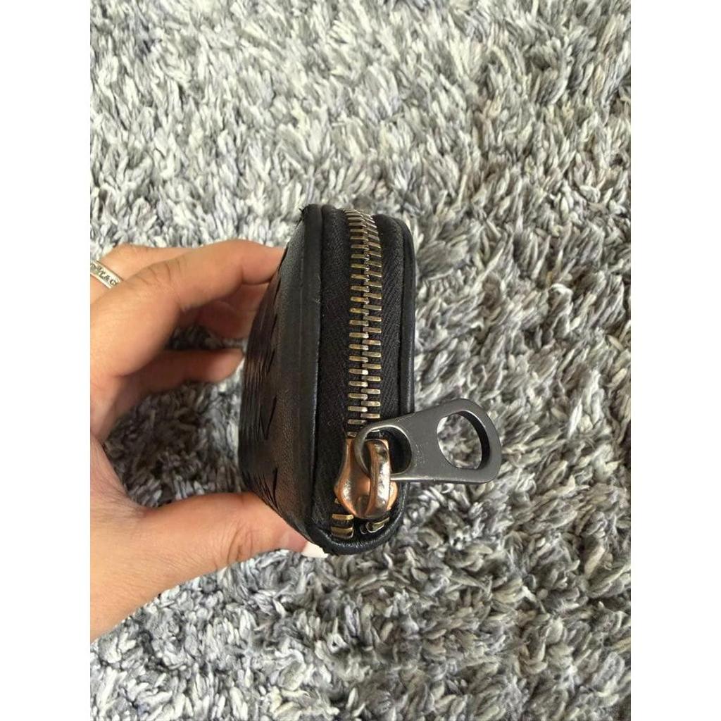 Used Bottega Veneta coin case, coin purse, black, card case, Bottega
