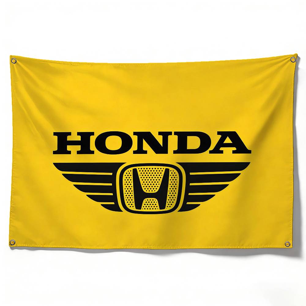 Motorcycle For HONDA Premium Flag 120g Polyester Eco MH71 Friendly Print Waterproof Wear Resistant Home Party Decor Banner