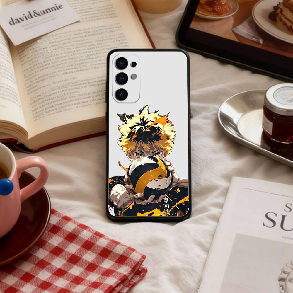 Э-Эпический Волейбол Хайкюу!! Чехол для телефона Samsung S 25,24,23,22,30,21,10,9,Ultra,Plus,Lite,FE,4,5 G Мягкий черный чехол