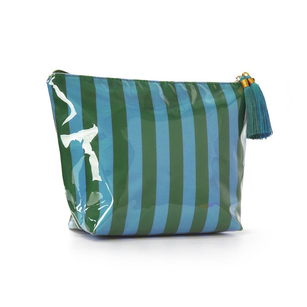Glossy Toiletry Pouch PVC Makeup Organizer Multipurpose Storage Bag  Women